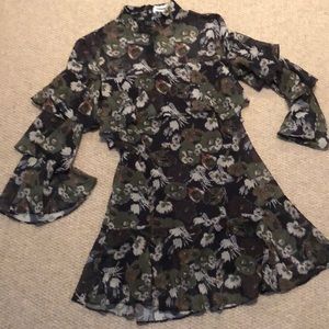 Liquorish layered ruffle dress